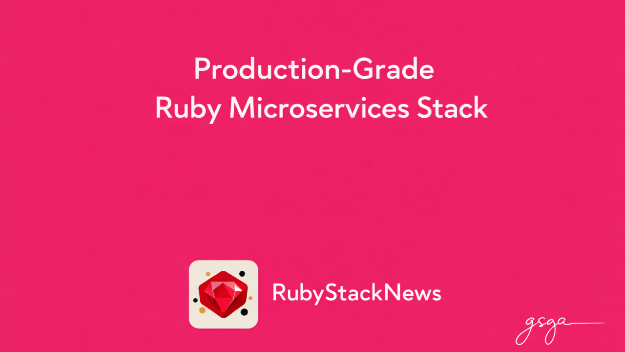 The Production-Grade Ruby Microservices Stack (2026)