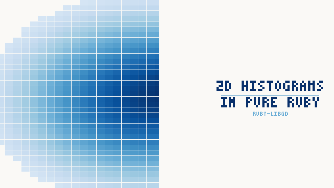 2D Histograms in Pure Ruby