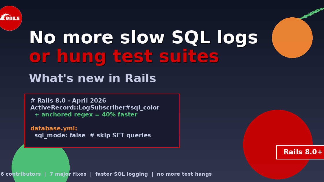 This Week in Rails: Faster Logs, Reliable Parallel Tests, and Key Deprecations