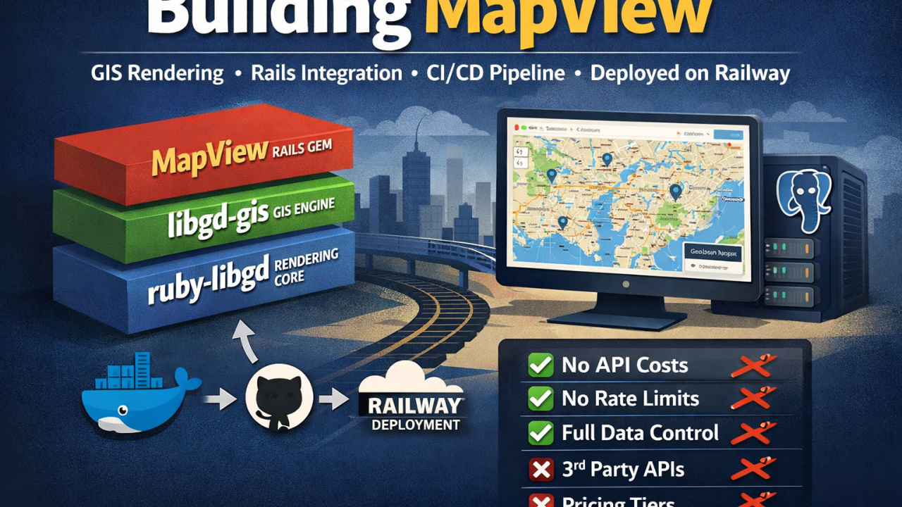 Building MapView: Architecture, CI/CD, and Production Deployment on Railway