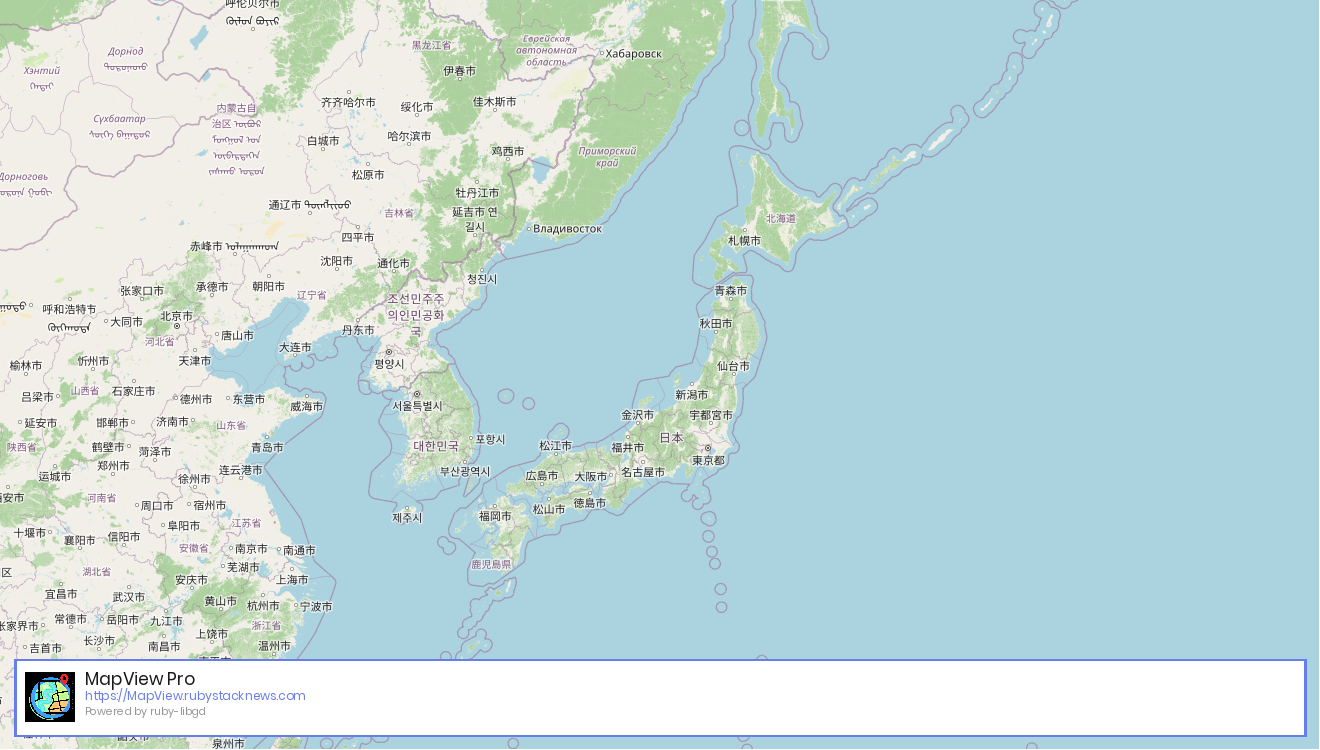 Tokyo MapView Demo