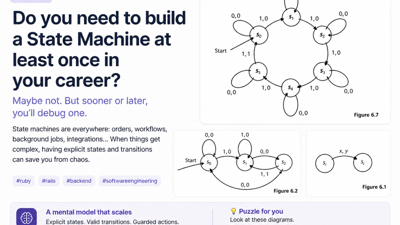Do you need to build a State Machine at least once in your career?