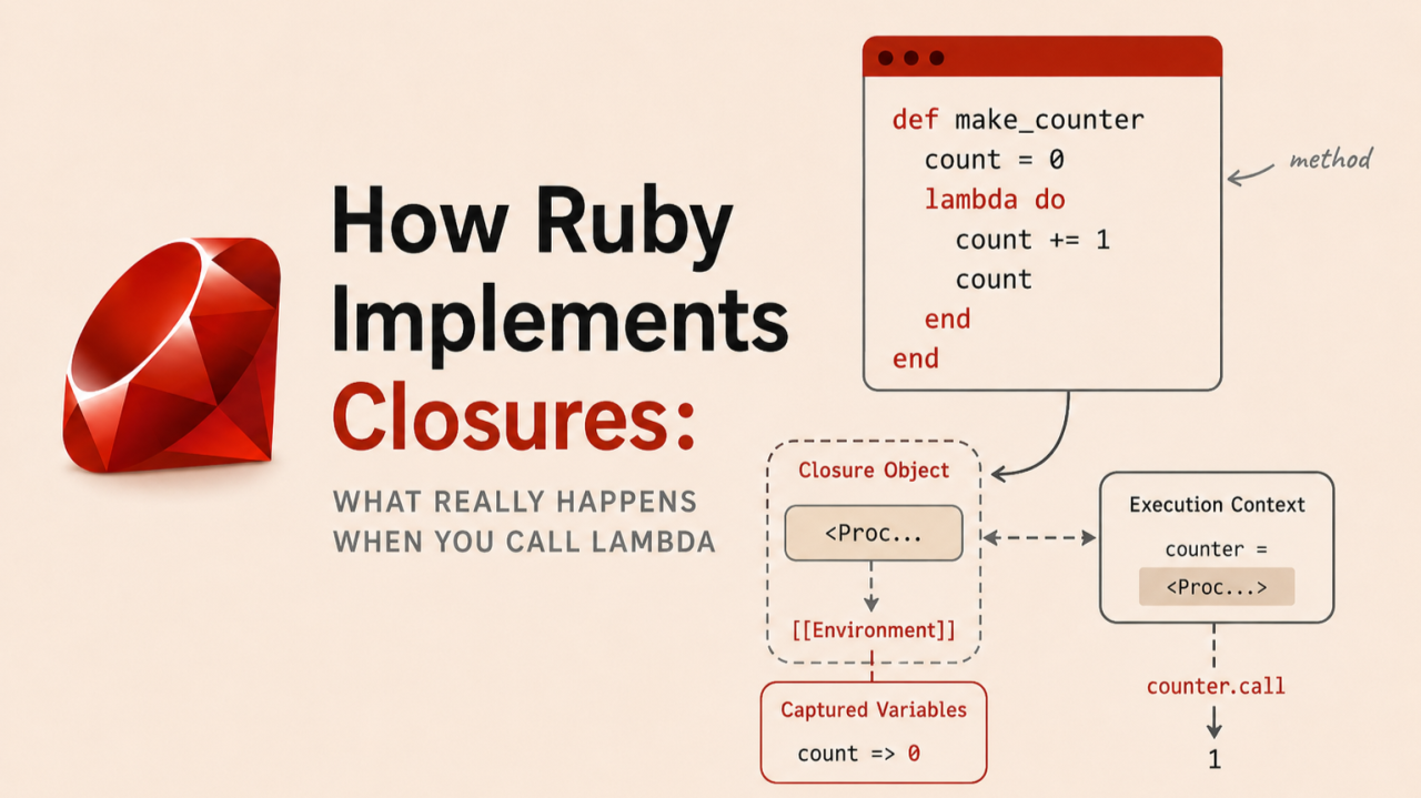 How Ruby Implements Closures: What Really Happens When You Call lambda